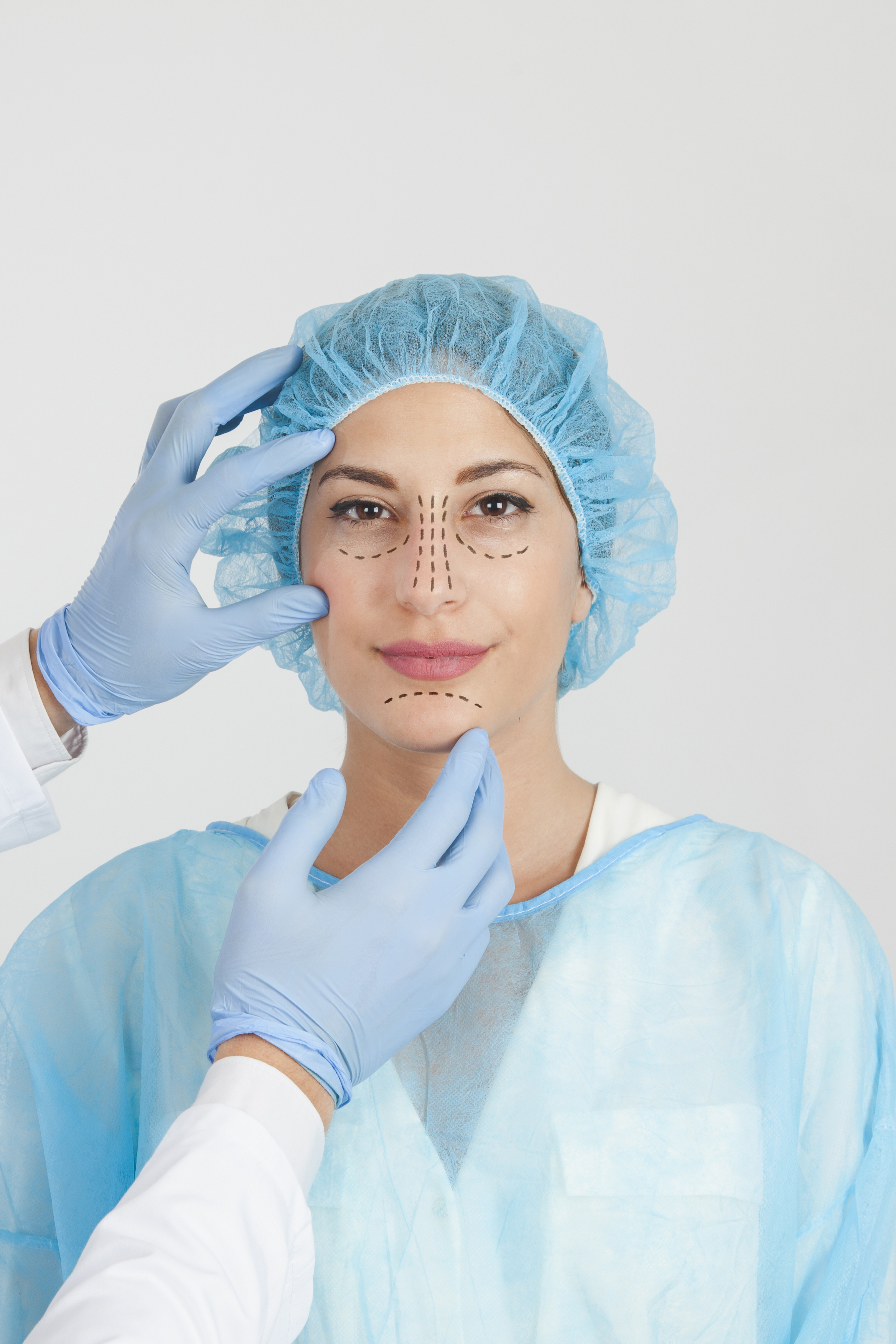 Plastic surgeon consultation